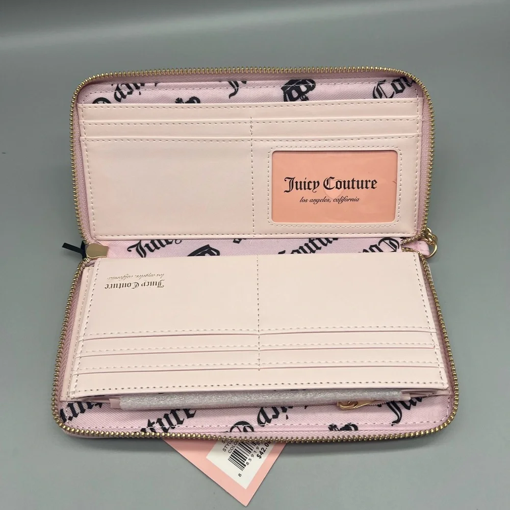 Juicy couture Scottie dogs large zip around wallet